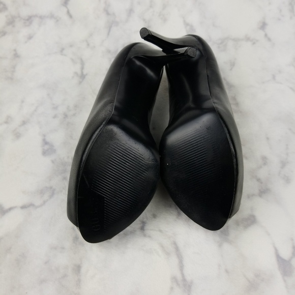Guess Black Open Toe 5 inch high heels size 7 - Picture 6 of 8